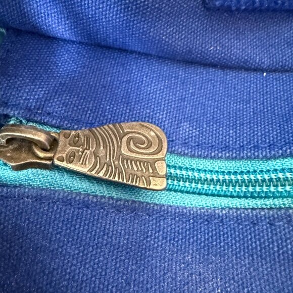 Laurel Burch Colorful Cat Tote Quirky Bag Rainbow Felines Dual Handles Zipper - Picture 12 of 16